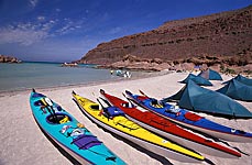 Espiritu Santo Rocky shores Sea Kayaking Baja 